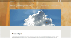 Desktop Screenshot of earlystagesenterprises.org
